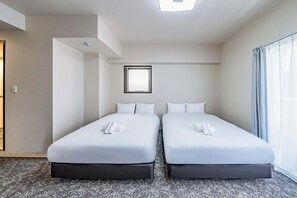 Standard Quadruple Room, Balcony, Canal View | Free WiFi, bed sheets - Label 01 Dotonbori Aparthotel (Osaka)
