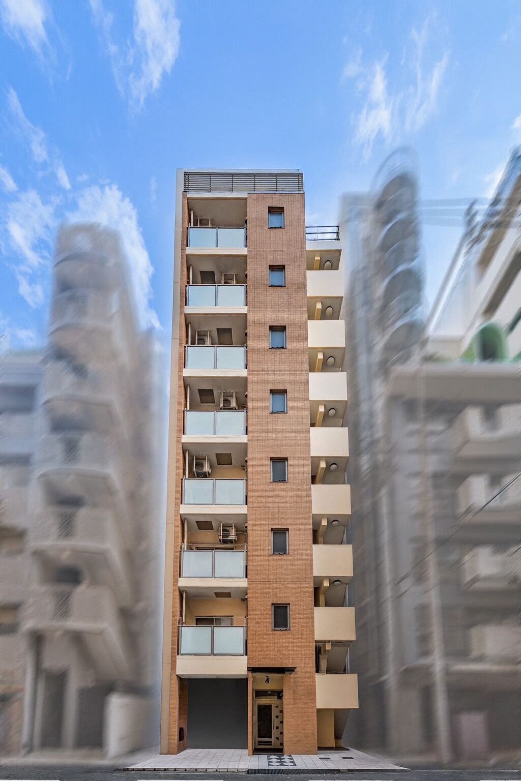 Façade de l’hébergement