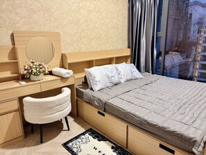 2 chambres, fer et planche à repasser, Wi-Fi gratuit, draps fournis