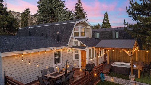 Cozy Big Bear Cabin w/ Hot Tub, Firepit & Fireplace Near the Lake Pineview Haven