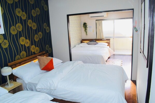 Deluxe House, Balcony | Desk, laptop workspace, blackout drapes, iron/ironing board - Maison du Skytree (Sumida City)