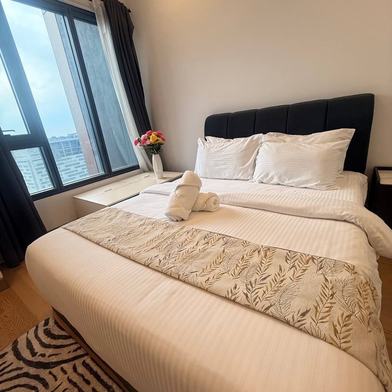 1 bedroom, iron/ironing board, Internet, bed sheets