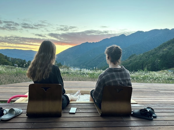 Sun deck - ties Camp Ground (Nagiso)