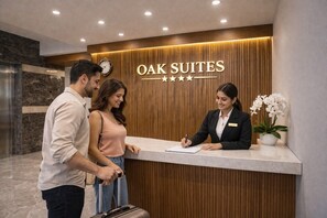 Reception - Oak Suites Mylasandra Near Global Village Bangalore (Bengaluru)