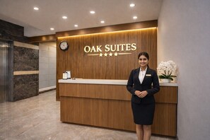 Reception - Oak Suites Mylasandra Near Global Village Bangalore (Bengaluru)