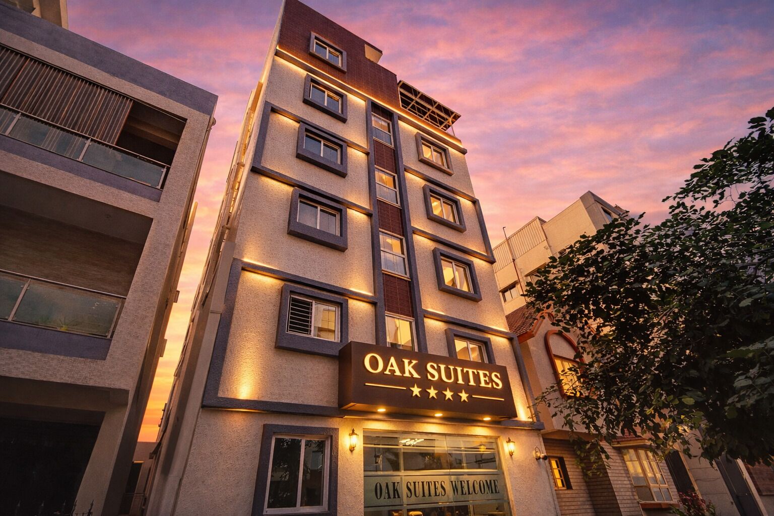 Fassade der Unterkunft