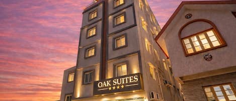 Majoituspaikan julkisivu