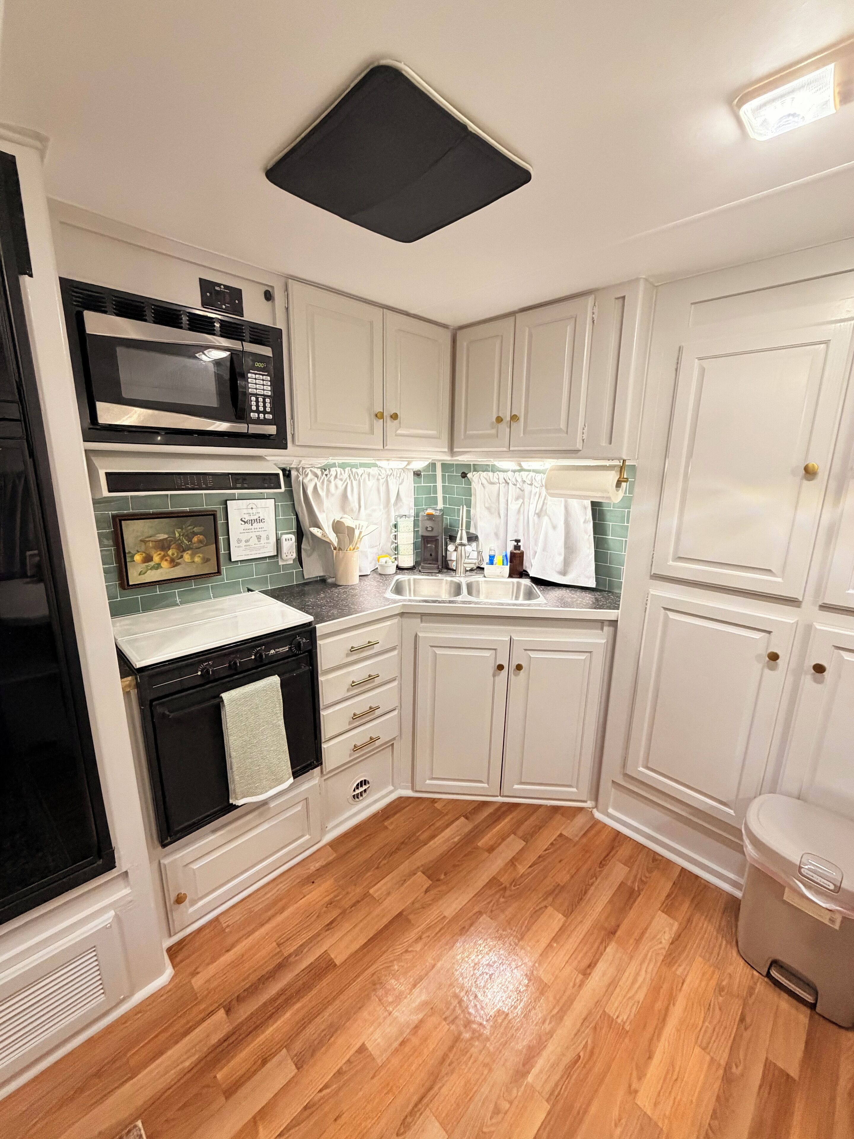 Microwave, oven, stovetop