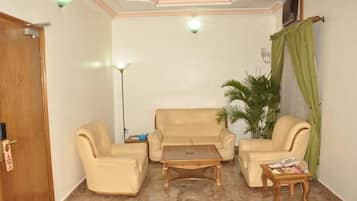 Sitteområde i lobbyen