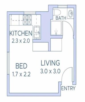 Floor plan - Chic Urban Paddington Escape (Paddington)