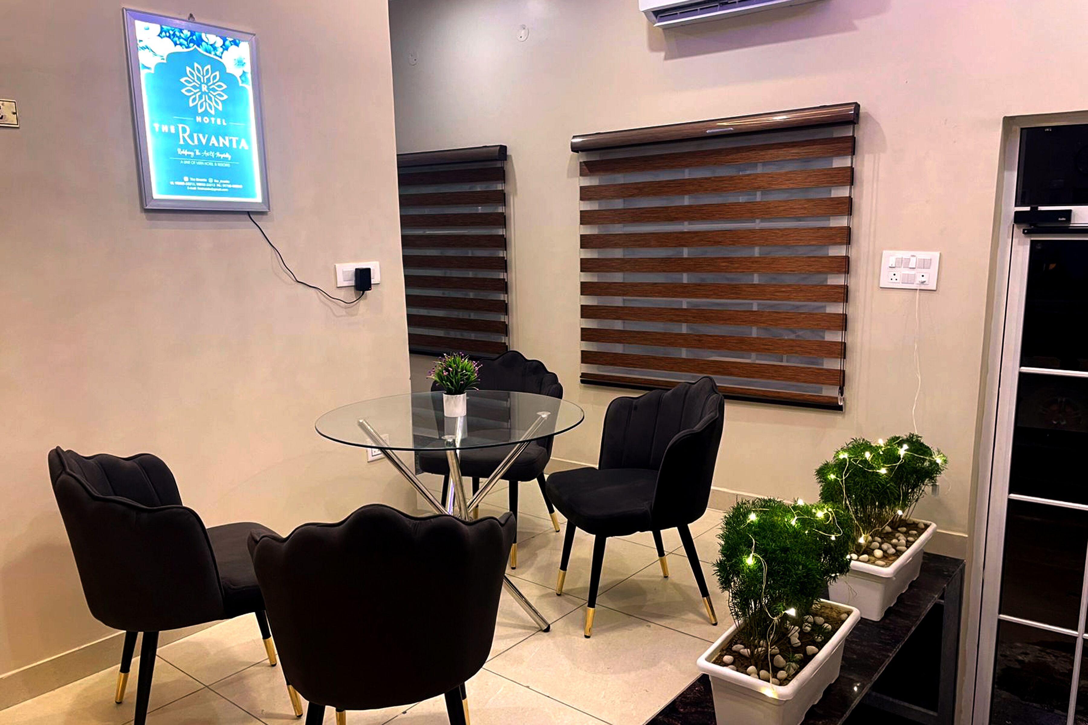 Sala de estar en el lobby