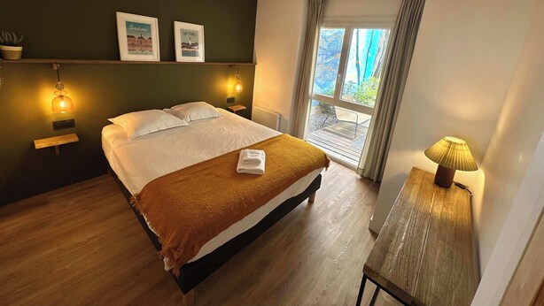 1 Schlafzimmer, Schreibtisch, Bügeleisen/Bügelbrett, WLAN
