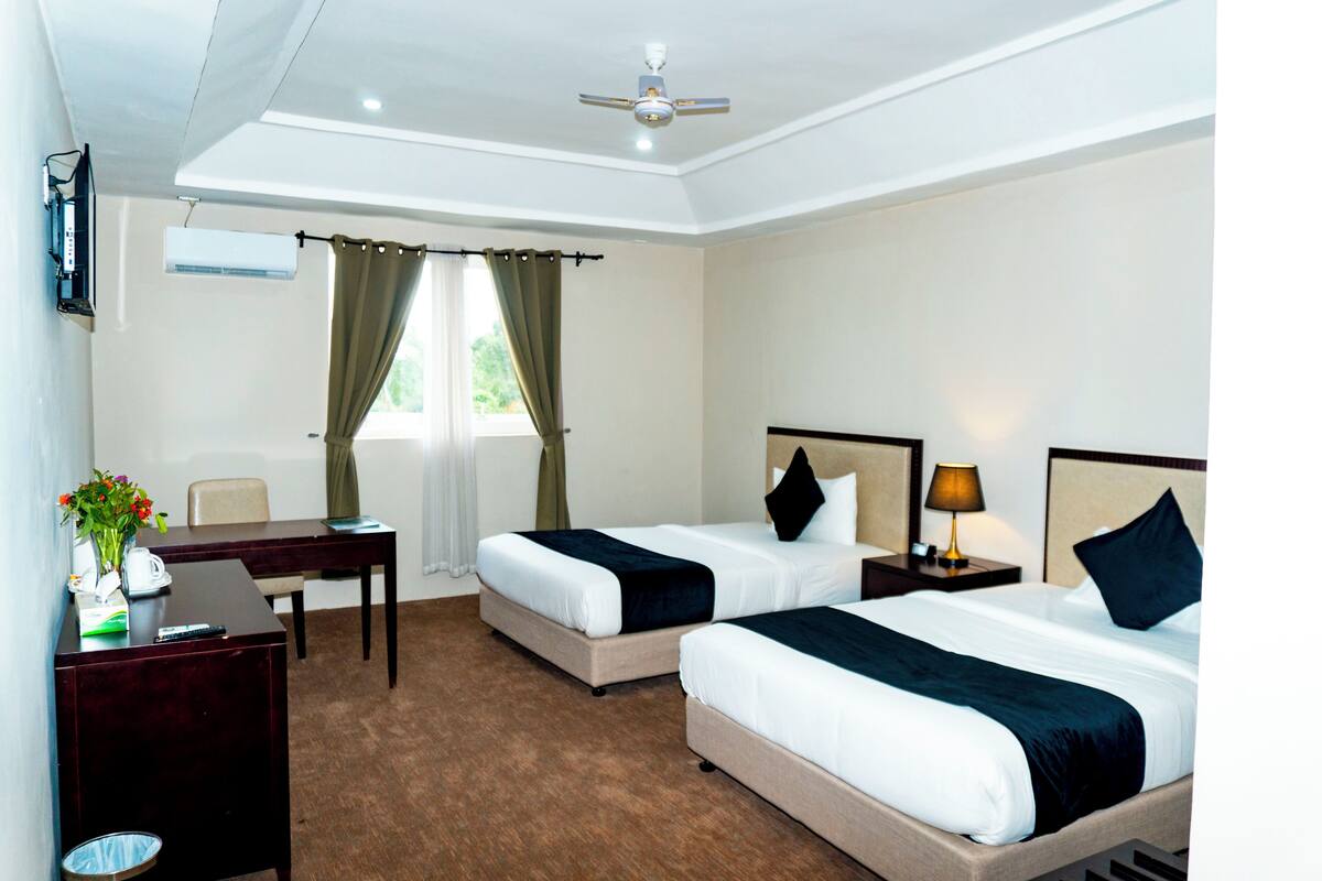 In-room safe, desk, iron/ironing board (on request), free WiFi