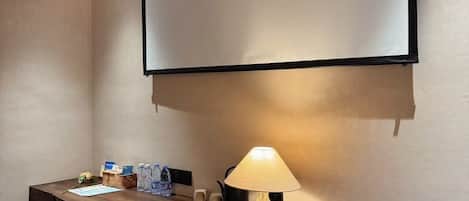 Desk, blackout curtains, iron/ironing board, free WiFi