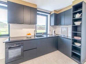 Villa | Private kitchen - Modern Apartment in Forrieres With Pool (Nassogne)