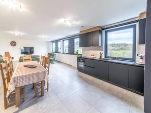 Villa | Private kitchen - Modern Apartment in Forrieres With Pool (Nassogne)