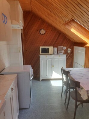 Microwave, oven - F2 apartment in villa, small garden, private parking, village center! (Mont-Dore)