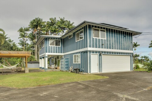 7 Mi to Hilo Beaches: Peaceful Retreat w/ Sauna