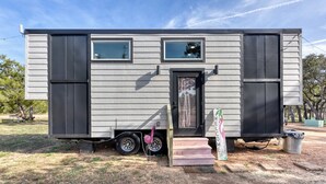 Exterior - Tiny Islands Resort – Aruba | Tropical Tiny Home with Loft, Fire Pit & Style (Blanco)