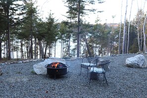 Property grounds - Stunning 2-story cabin retreat with AC on a tranquil ocean bay (Lubec)
