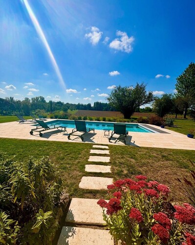 Holiday Home in Pardaillan With Private Pool