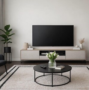 Living area - Nice 1-bedroom apartment in cool Spånga neighborhood (spånga)