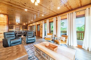 Interior - Lux Cabin w/ Indoor Pool, Theater & Views Sleeps 20 (Sevierville)