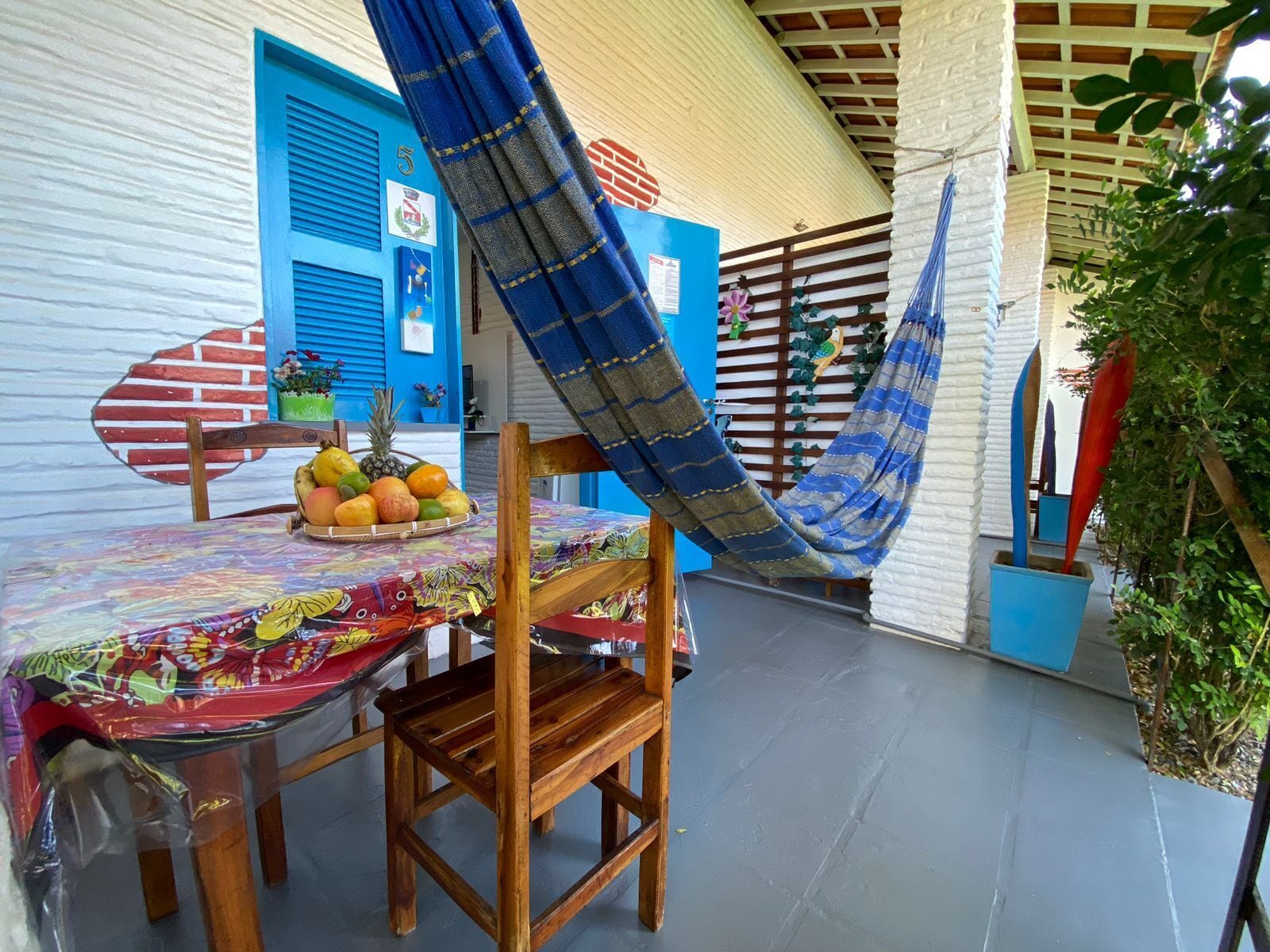 Quadruple Room, Patio, Garden View | Free WiFi