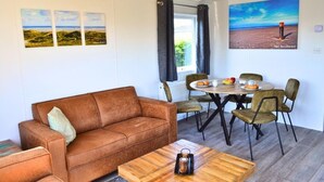 Chalet | Living room - Chalet Near Golf Course and sea Beach (Hollum)