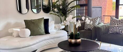 Appartement, 2 chambres, fumeur, piscine privée | Salle de séjour