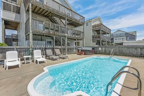 Pool - Dollar Short: Semi-Oceanfront | Private Pool | Hot Tub (Kill Devil Hills)