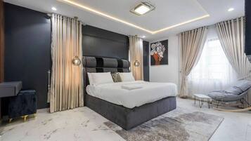 In-room safe, desk, laptop workspace, blackout drapes