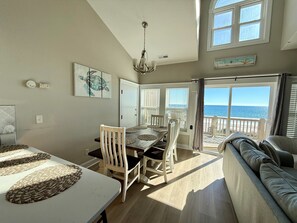 Interior - Welcome to "Topsail Time" renovated oceanfront paradise 4/bd and 3/bath (North Topsail Beach)