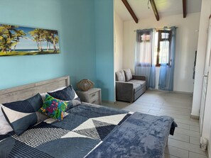 2 bedrooms, iron/ironing board, WiFi, bed sheets - Gwada Coastal Beach Residence A couple of minutes for La Datcha Beach and Parks (Le Gosier)