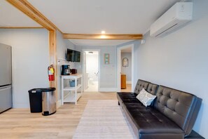 Living area - Charming Beachfront Loft | New Renovation (Old Orchard Beach)