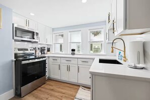 Private kitchen - Ocean Views and Modern Flair | New Renovation (Old Orchard Beach)