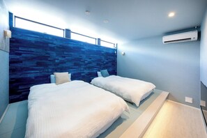 2 slaapkamers, een bureau, gratis wifi, beddengoed