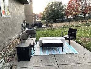 Terrace/patio - Charming 3-bedroom house in lovely Omaha (Omaha)