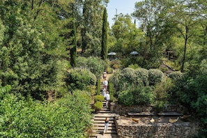 Property grounds - La Manufacture Royale; exclusive heritage stay in booktown, south of France (Montolieu)