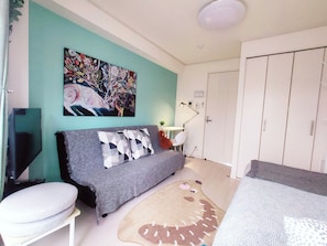 1 habitación, escritorio, wifi gratis y ropa de cama 