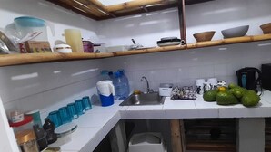 Private kitchen - Cosy, Seafront Apartment, Long Bay, Portland Jamaica (Portland Parish)