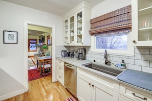 Fridge, microwave, stovetop, dishwasher - 4 Blocks to Dtwn Missoula: Walkable Home w/ Yard (Missoula)