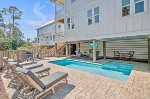 A heated pool - Private Pool | Walk to Beach | (Santa Rosa Beach)