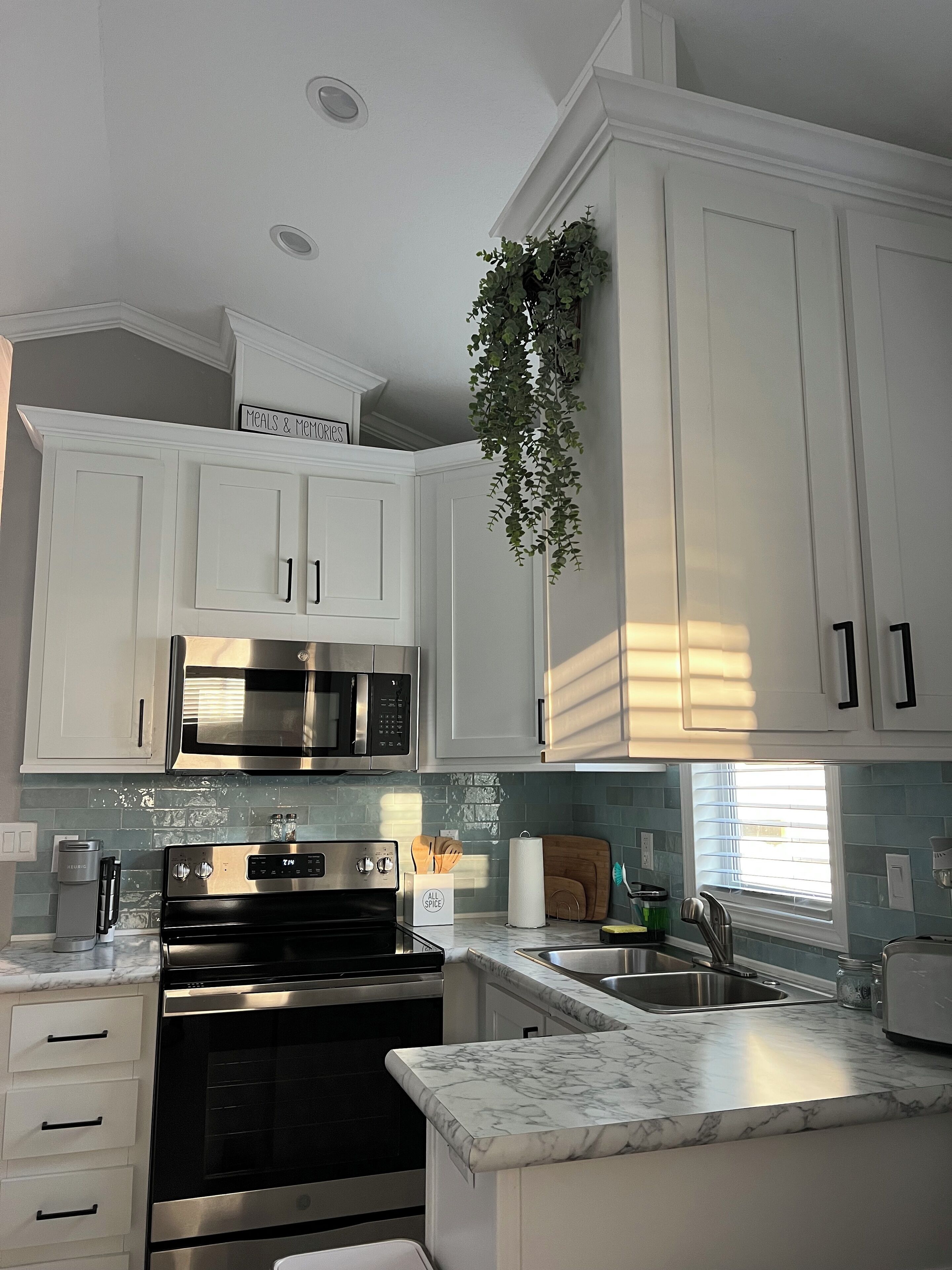 Microwave, oven, stovetop