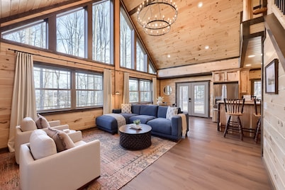 A Frame in the Woods |Firepit + Massage Chair