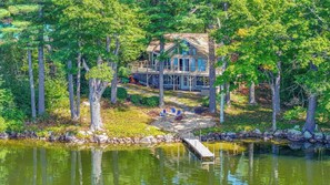 Exterior - Kezar Lakefront Home: 2 Boat Dock & Hot Tub (Lovell)