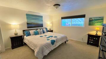 Blackout curtains, iron/ironing board, free WiFi