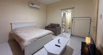 Perfect 1-bedroom villa with AC in charming Abu Dhabi