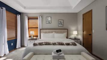 4 soverom, strykejern/-brett, reiseseng for barn og wi-fi