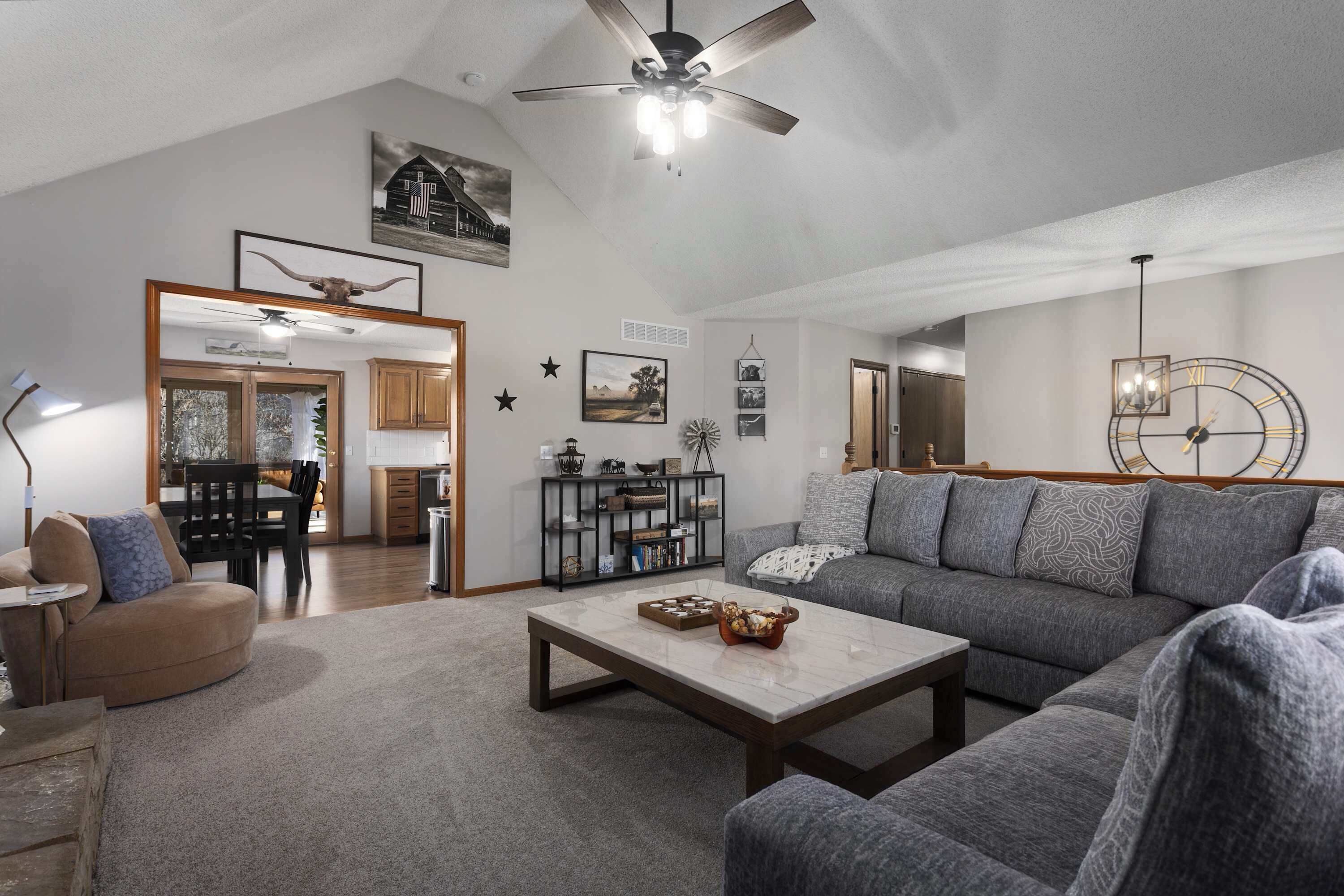 Televisie en een kantoor